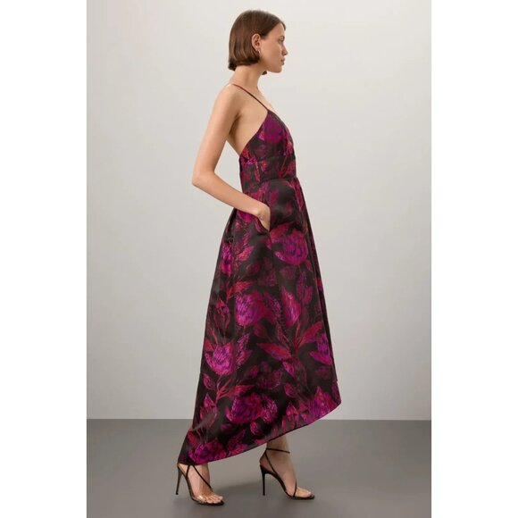 Hutch Floral Jacquard High-Low Gown – Size 2 (Retail $445) - Picture 2 of 16